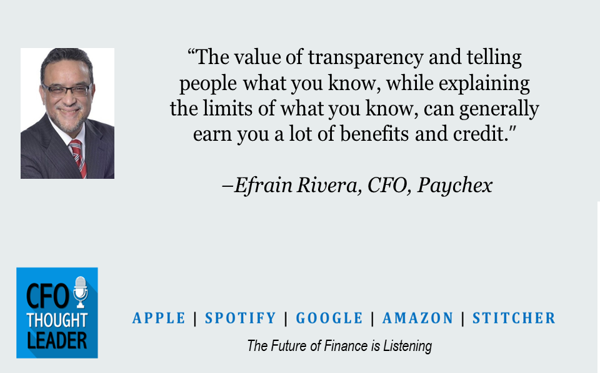 803: Sharing in a Moment That Mattered | Efrain Rivera, CFO, Paychex ...